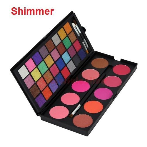 PALETA 42 CORES SOMBRAS E BLUSH SHIMMER