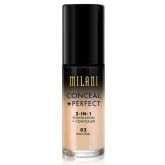 MILANI Conceal + Perfect 2-In-1 Foundation + Concealer -02 natural