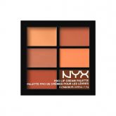 NYX Pro Lip Cream Palette - the nudes