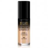 MILANI Conceal + Perfect 2-In-1 Foundation + Concealer -03 light beige