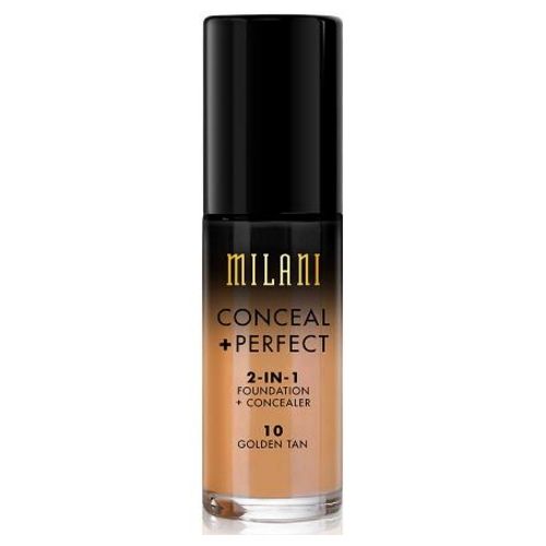 MILANI Conceal + Perfect 2-In-1 Foundation + Concealer - 10 golden tan