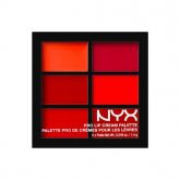 NYX Pro Lip Cream Palette - THE REDS